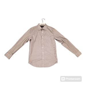 Banana Republic Non-Standard Fit Houndstooth Dress Shirt (size XS)